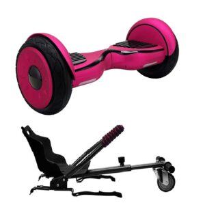 Hoverboard Con Silla 10 Pulgadas Rosa Pro Edition