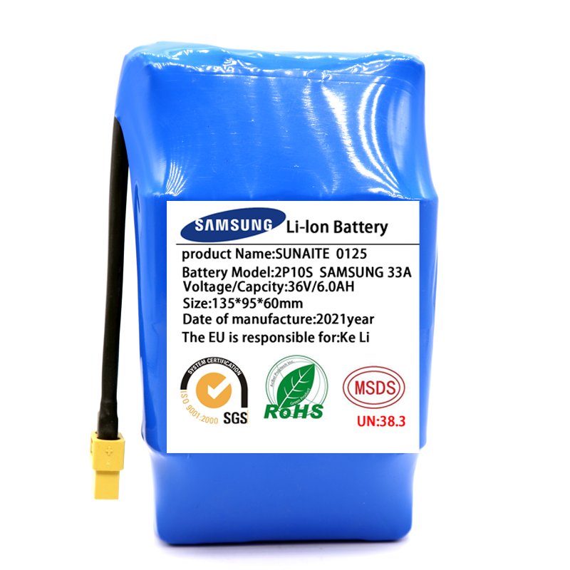 Batterie lithium pour Hoverboard 36v 6000mAh