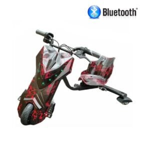 Drift Trike Scooter 250W-300W 36V Vel Max18km/h 20 km autonomia 3 Vel 100 kg de carga Bluetooth Llave Flame