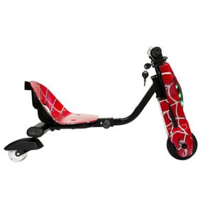 Drift Trike Scooter 180W-200W Mini 24V Vel Max18km/h 20 km autonomia 3 Vel 75 kg de carga Bluetooth Llave Spiderman