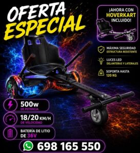 Hoverboard Con Silla 6.5 Pulgadas Fuego Pro Edition