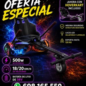Hoverboard Con Silla 6.5 Pulgadas Fuego Pro Edition