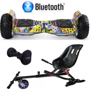 Hoverboard Con Silla Todo Terreno 8.5 Pulgadas Hip Hop Plus Edition