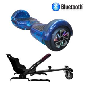 Hoverboard Con Silla 6.5 Pulgadas Azul Galaxia Pro Edition