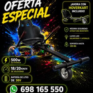 Hoverboard Con Silla 6.5 Pulgadas Hip Hop Pro Edition