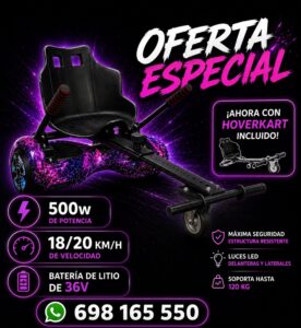 Hoverboard Con Silla 6.5 Pulgadas Rosa Mix Pro Edition
