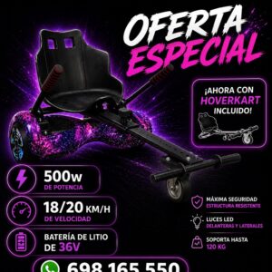 Hoverboard Con Silla 6.5 Pulgadas Rosa Mix Pro Edition
